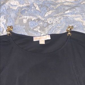 Michael Kors Open-Shoulder Blouse